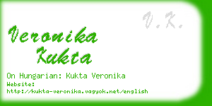 veronika kukta business card
